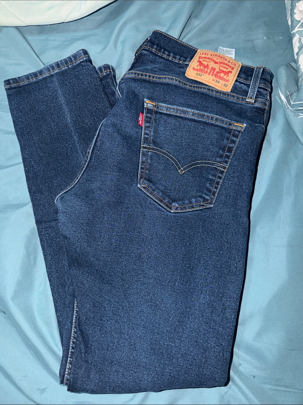 Levi's Men's Indigo Straight-Leg Jeans
